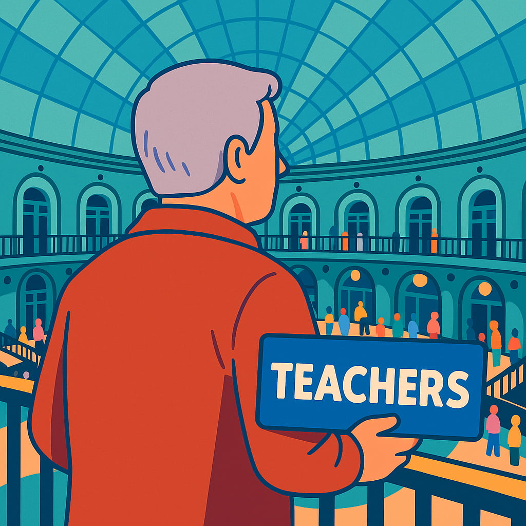 Teacher at the museum